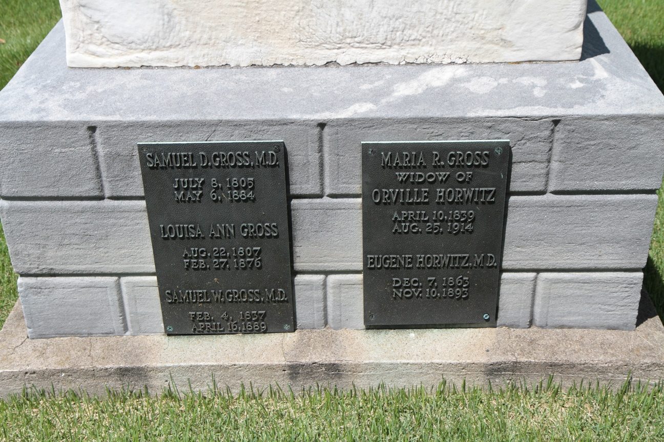 Samuel David Gross' tomb, The Woodlands Cemetery, Philadelphia - 06.JPG